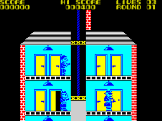 Elevator Action screenshot 3 for ZX Spectrum